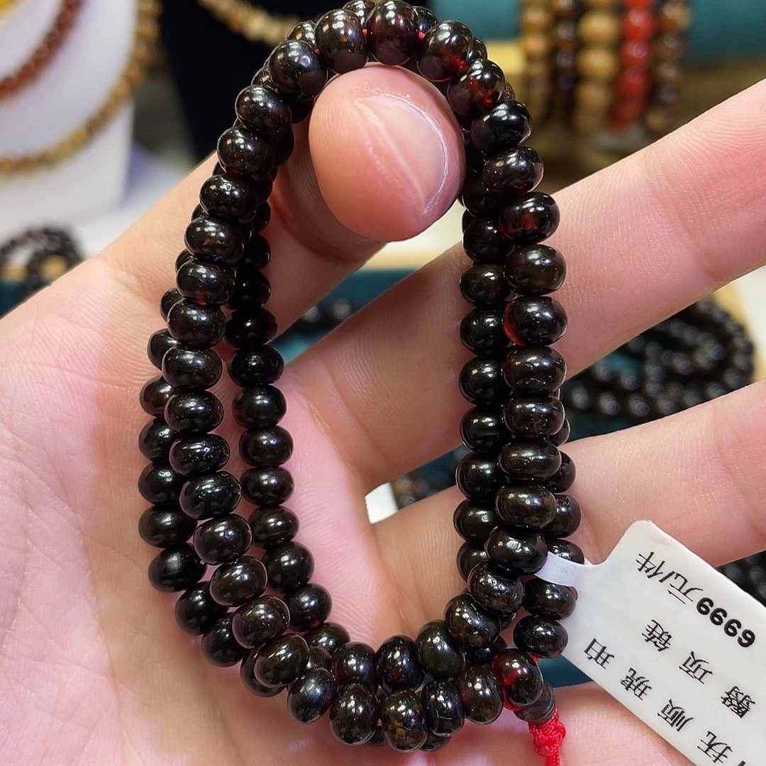 琥珀未镶嵌手链抚顺琥珀