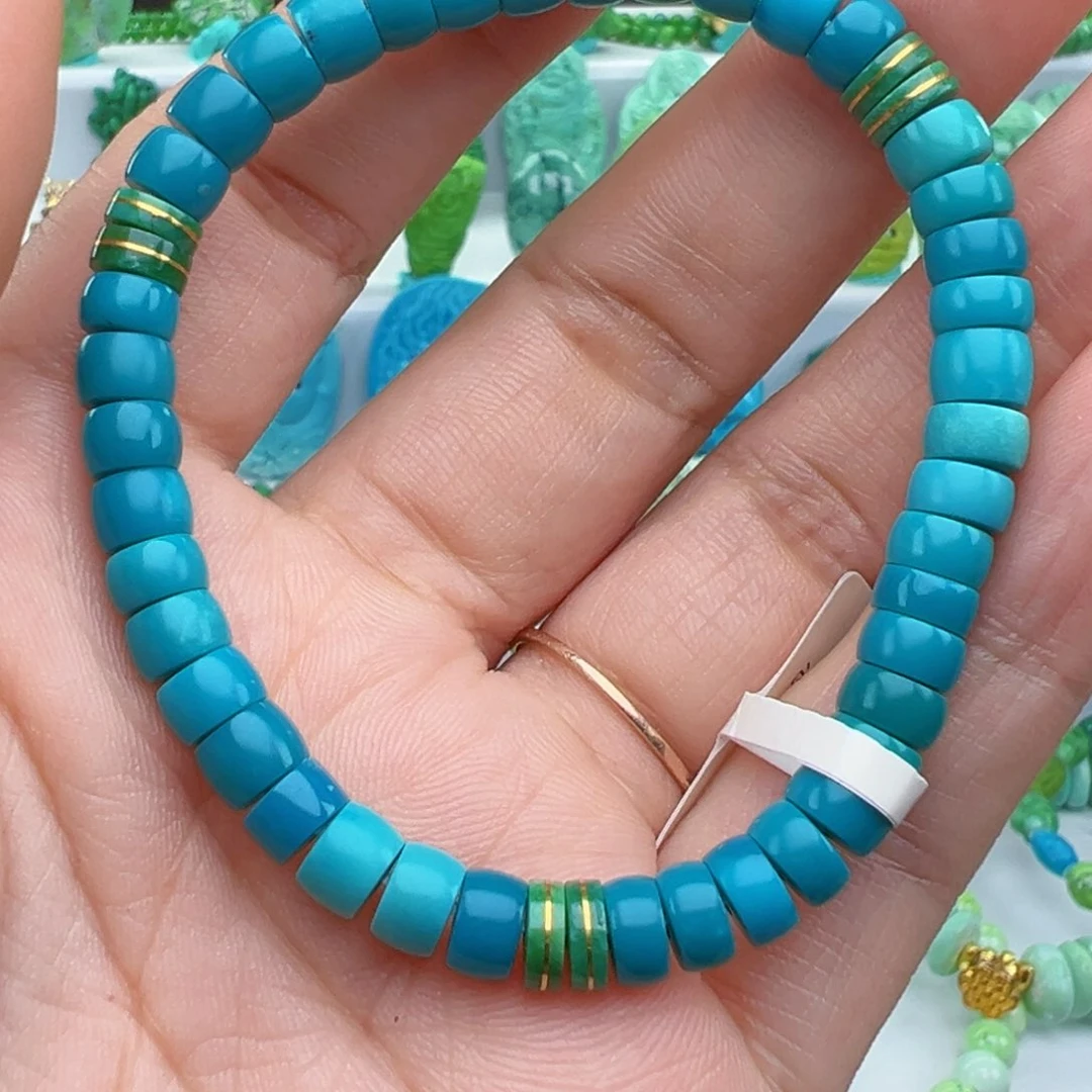 绿松石未镶嵌绿松石  主播万丽