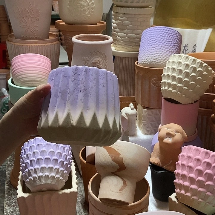 13×11渐变紫大肚砖1个