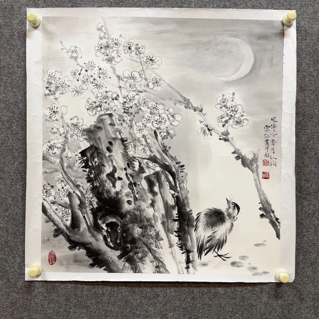 国画zz谢宗伯老师手绘作品