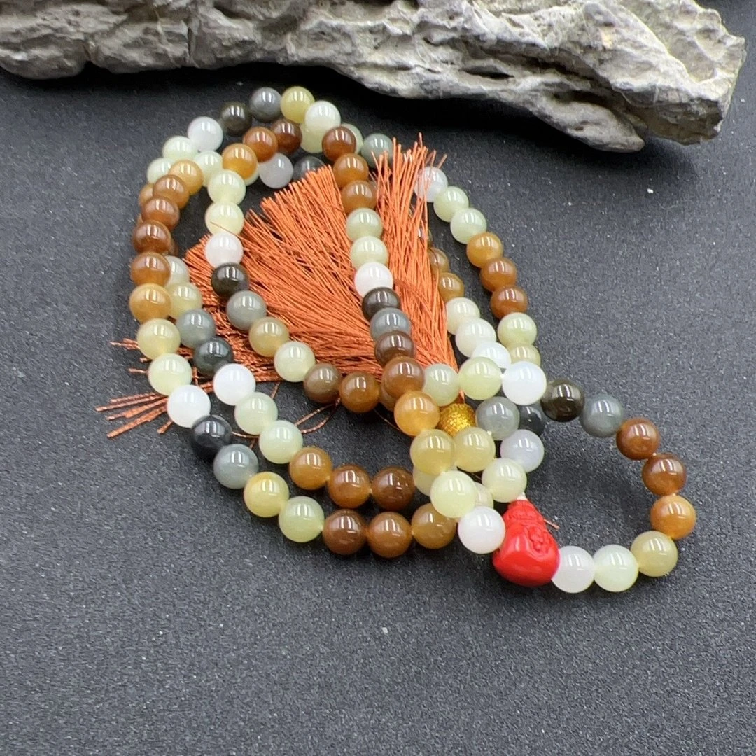 BY0116FHLZ标27 和田玉长串