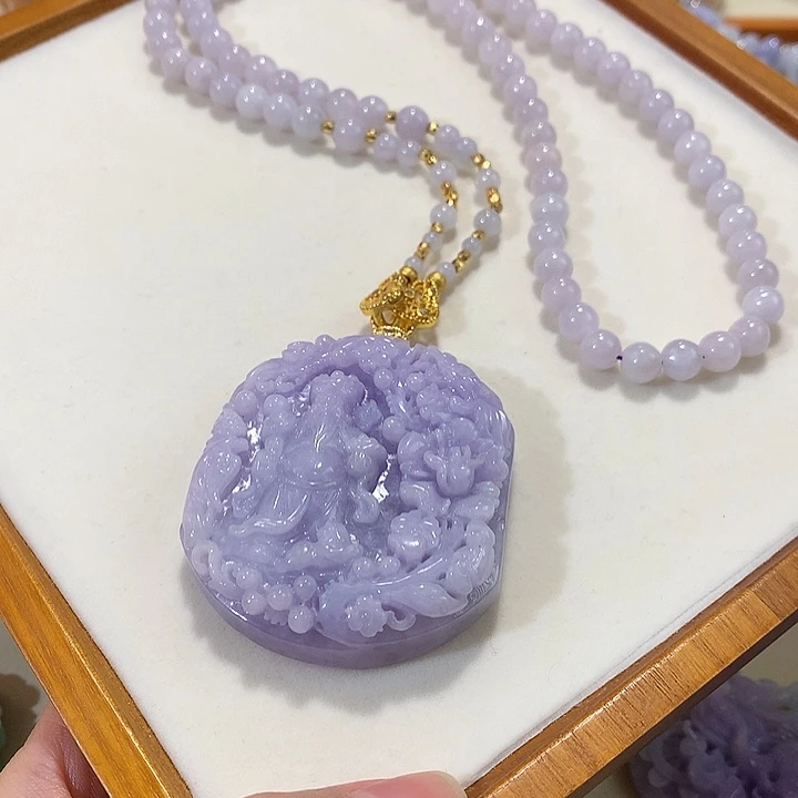 翡翠未镶嵌颈饰翡翠吊坠