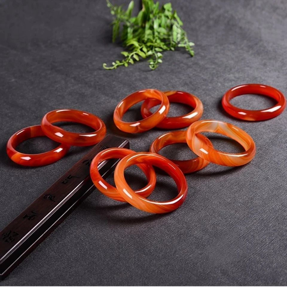 掌柜家----精品柿子红正宽手镯多样性发一