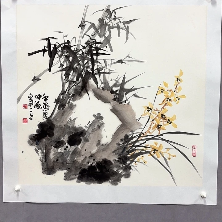 国画亲笔手绘放心去藏