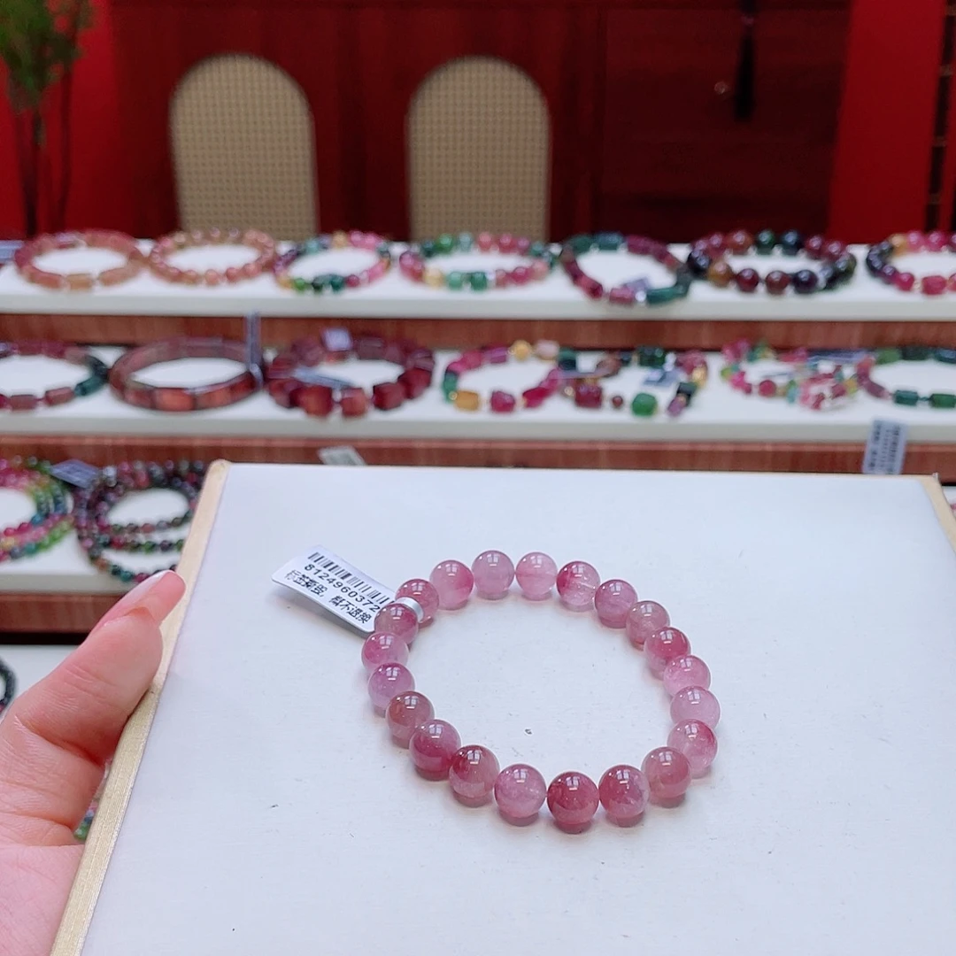 碧玺手串未镶嵌多样性发其一