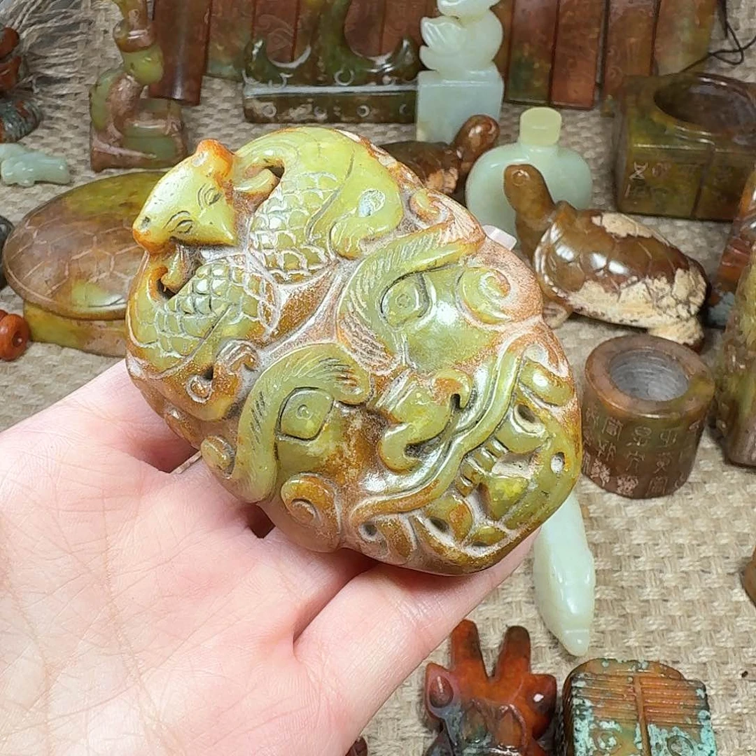 白玉菩提吊坠挂件