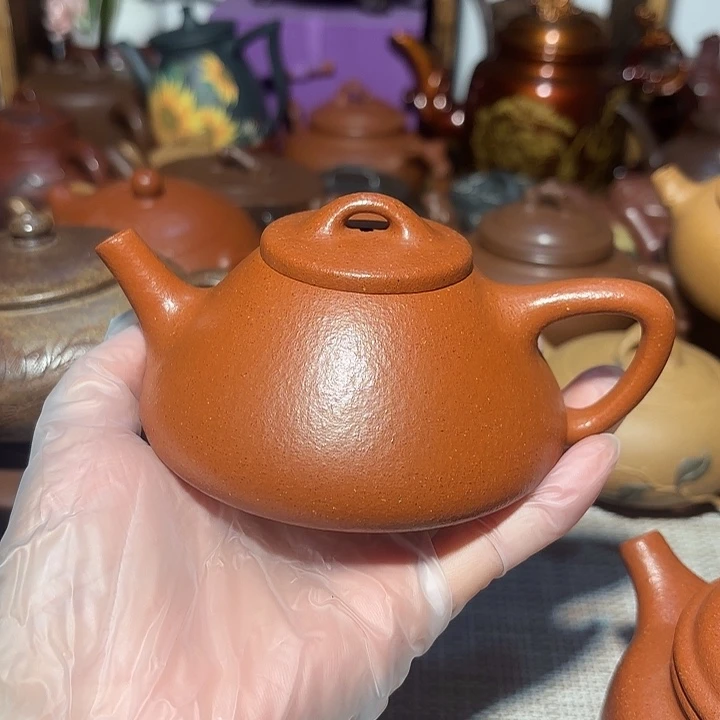 名***盛紫砂茶壶原矿宜兴紫砂