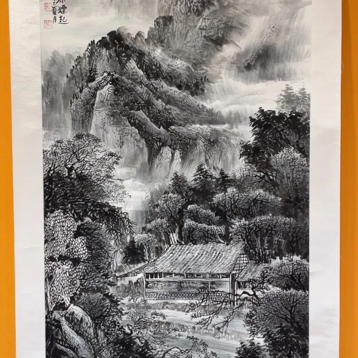 国画李川浦山水精品