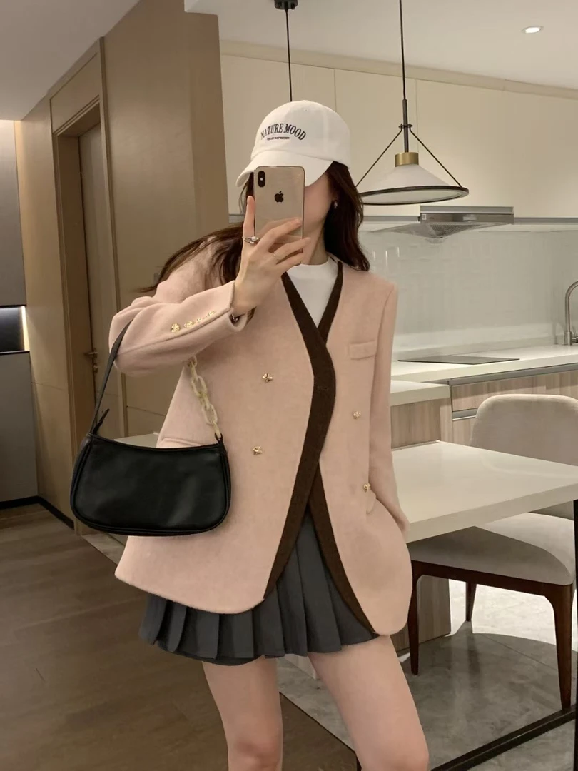 【CJJ.OOTD】2025新款时尚短款千金风外套007