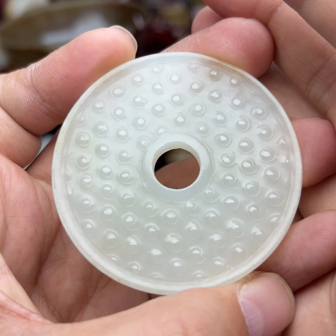 和田玉未镶嵌吊坠(不含链)