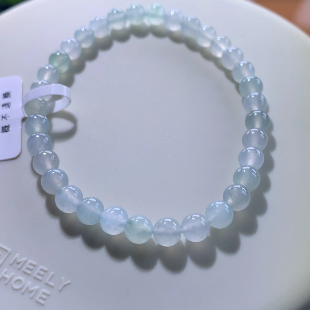 翡翠未镶嵌手链卡5.5