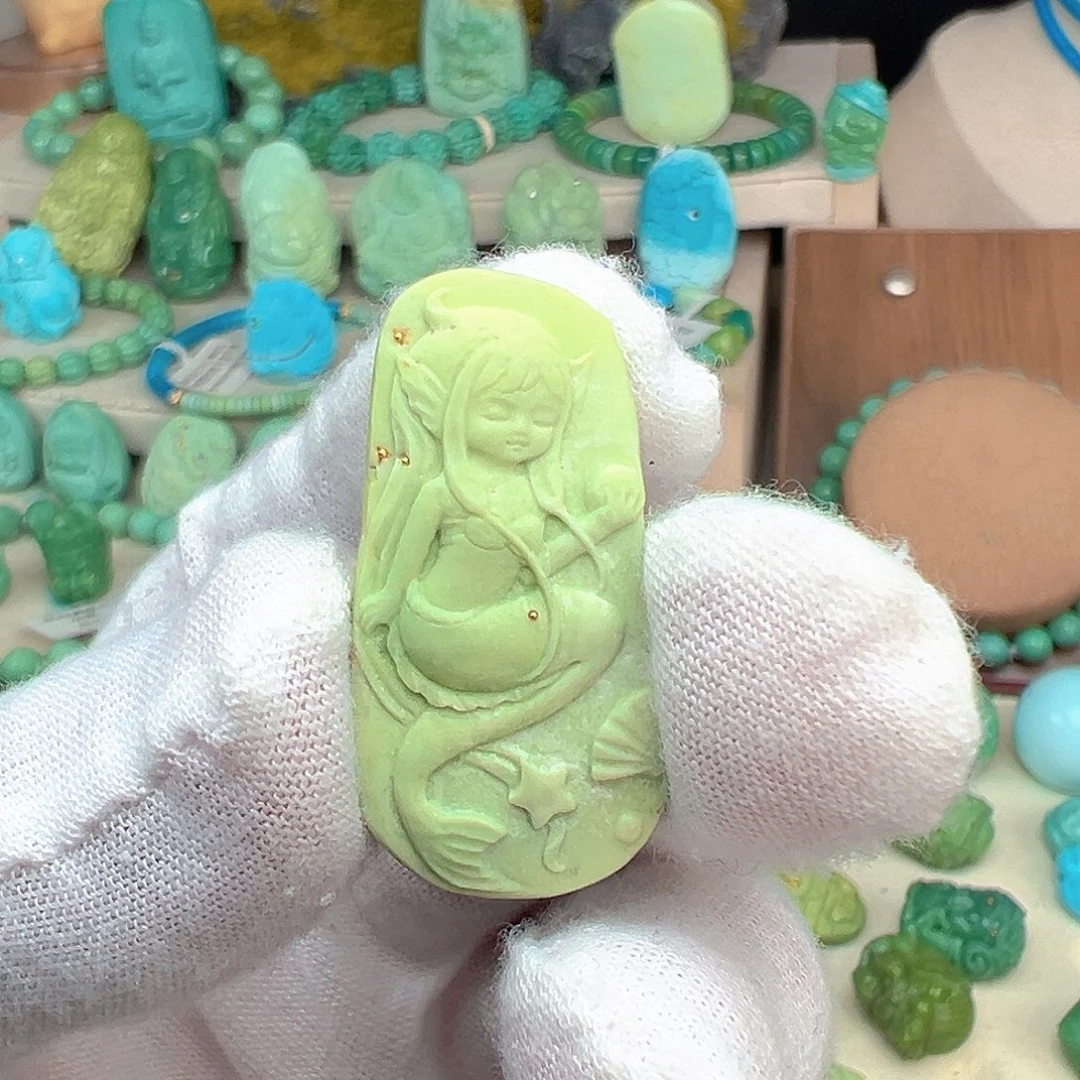 绿松石未镶嵌主播夏