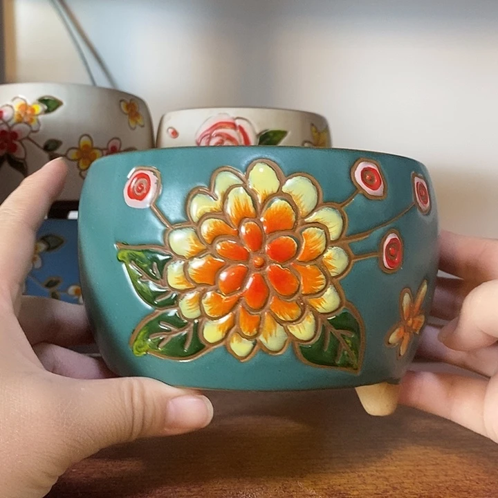 外13内11.5高10左右，纯手工制作，一单包邮