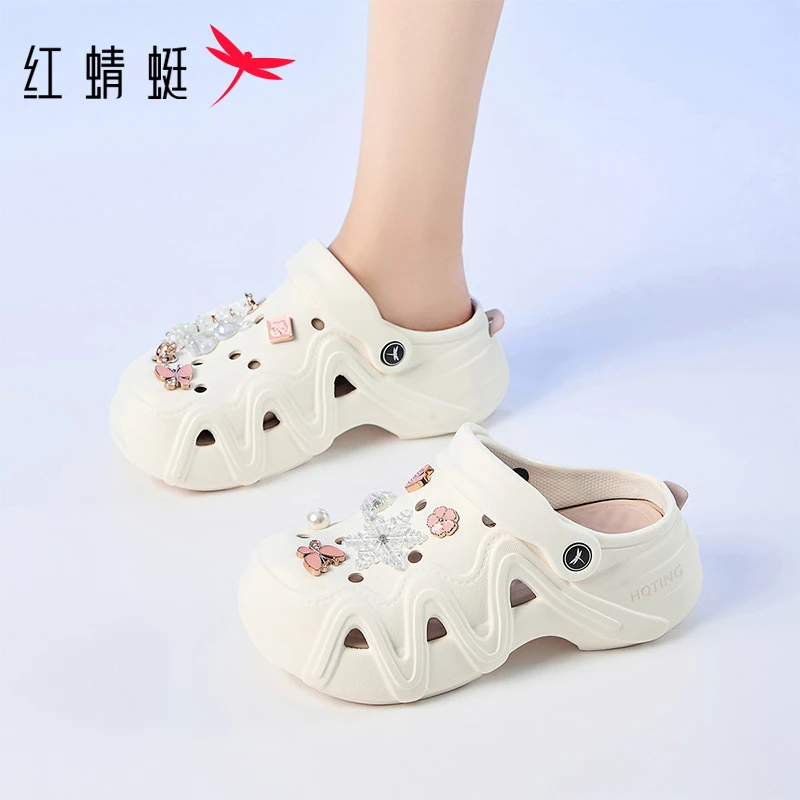 洞洞鞋女款2025新款夏季外穿网红厚底洞洞鞋