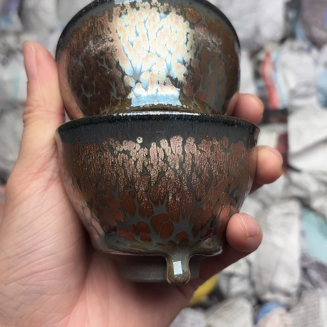 茶盏微瑕建盏主人杯一只