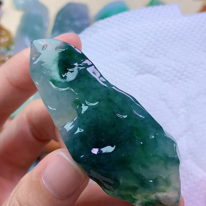 翡翠未镶嵌吊坠(不含链) 4783