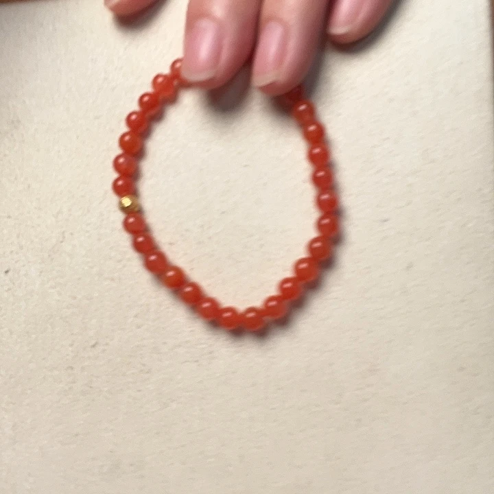 南红玛瑙未镶嵌手串