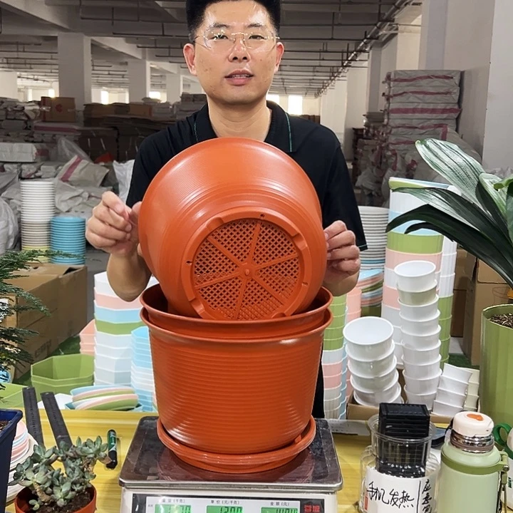 矮陶口30高22陶色3个带托