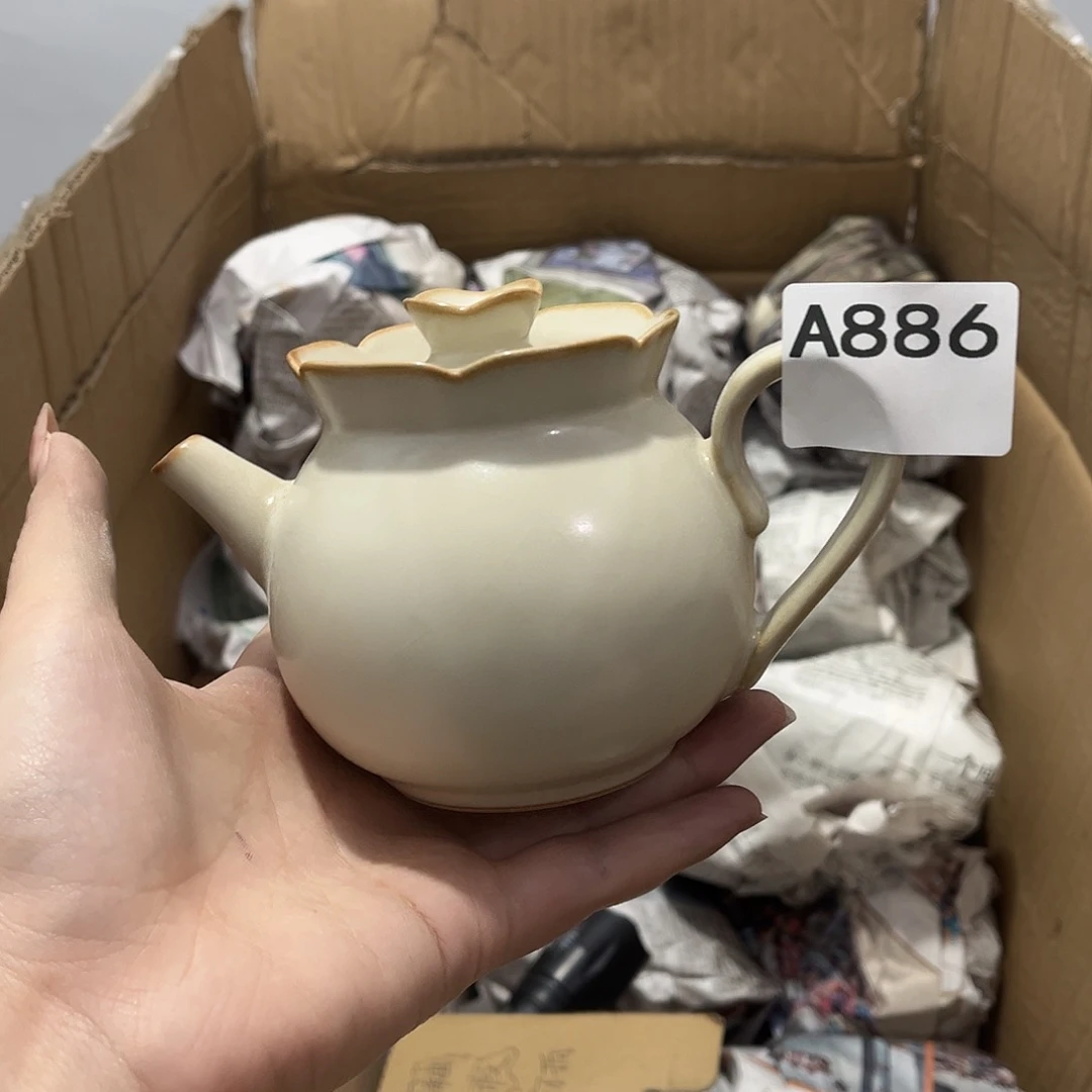 瓷片茶摆件工艺品摆件666