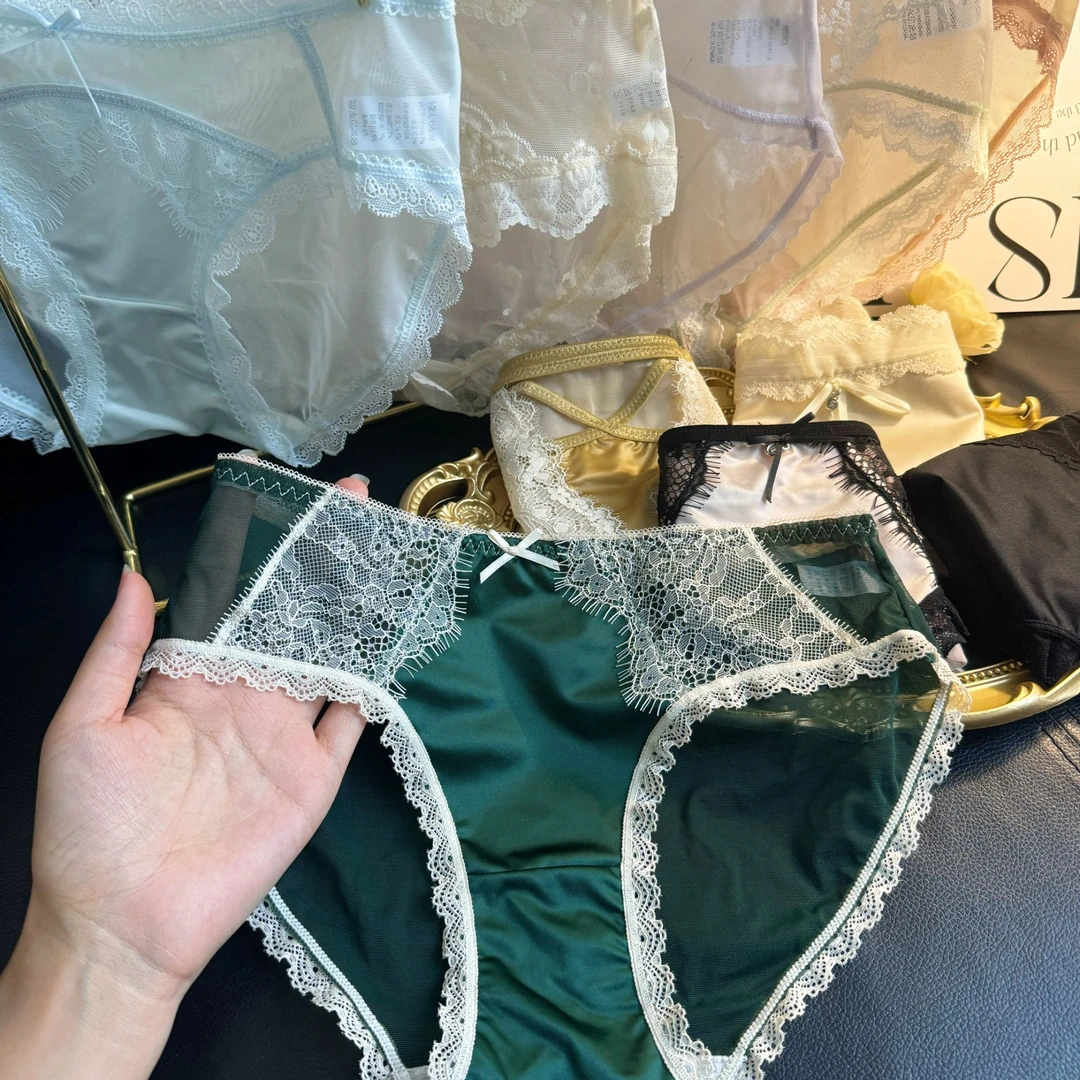 5条装混搭款高端组合，蕾丝冰丝绵内裤no退no换，85-135穿