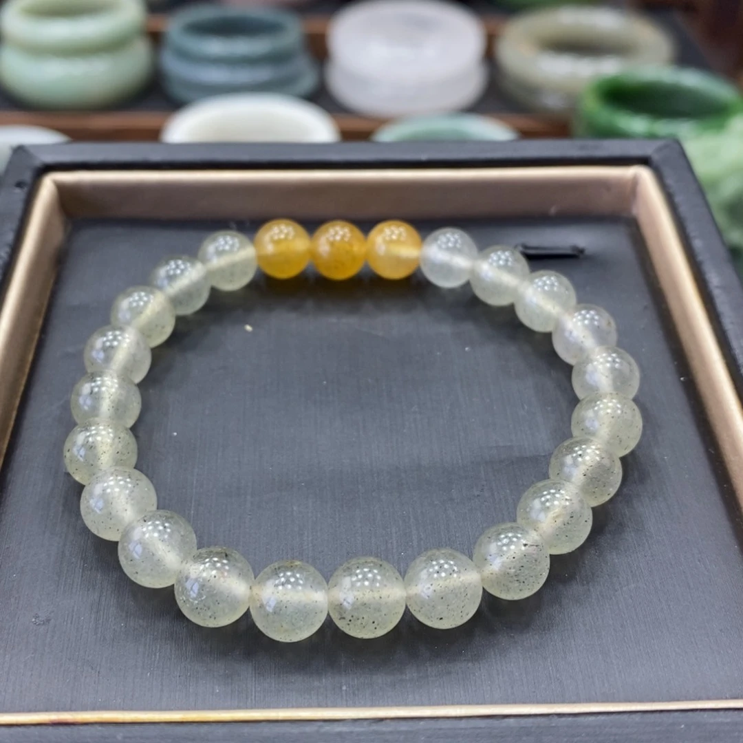 石英质玉手链0.8未镶嵌