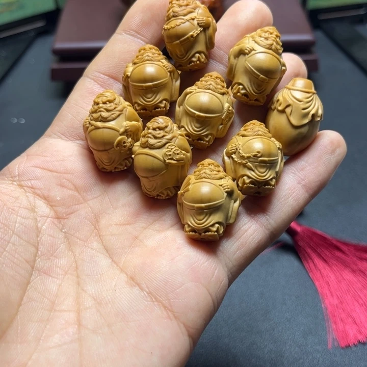橄榄核手串/手链橄榄核雕站立钟馗