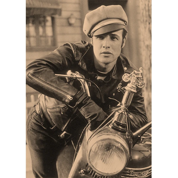 Marlon Brando 马龙白兰度 复古海报装饰画餐咖啡厅墙画怀旧挂画