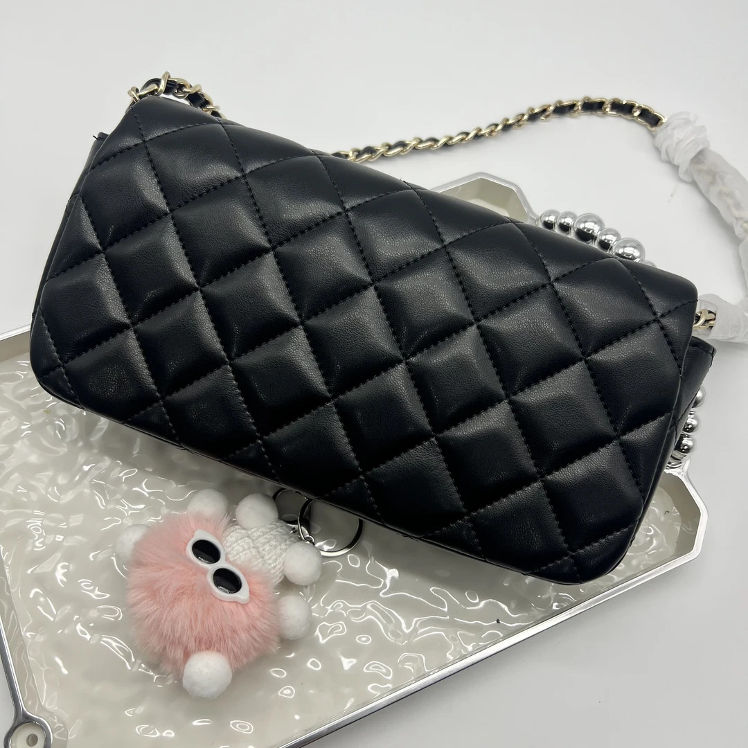 【是小臭】黑色珍珠棍斜挎包666