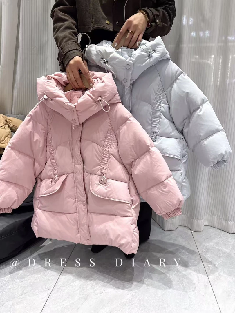 xy - 802 高货时尚休闲连帽童装羽绒服
