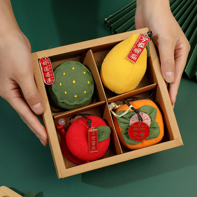 香包挂件伴手礼古风香包香囊柿子成品国潮汉服随身挂饰汽车挂件