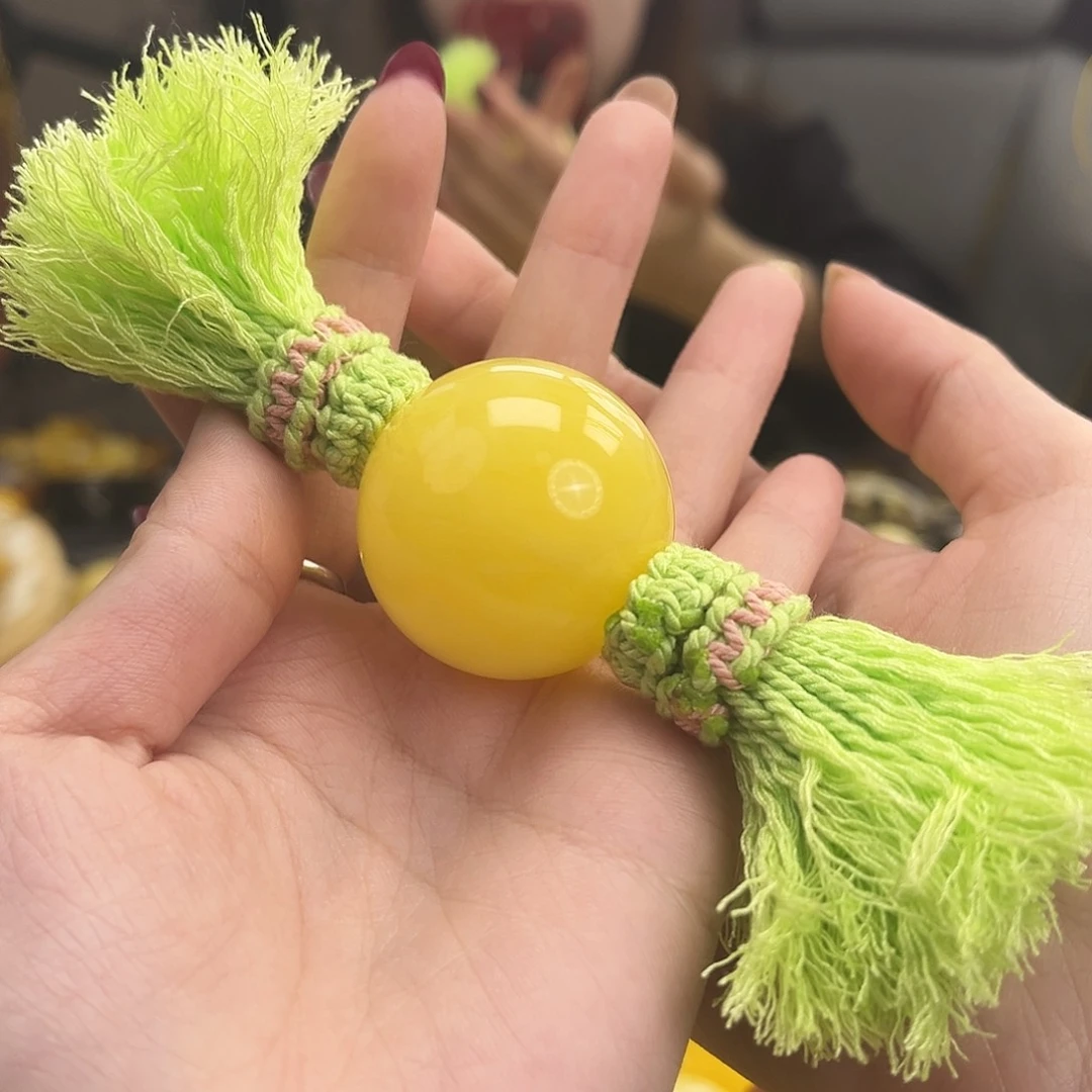 裸石琥珀未镶嵌大糖果33.3mm