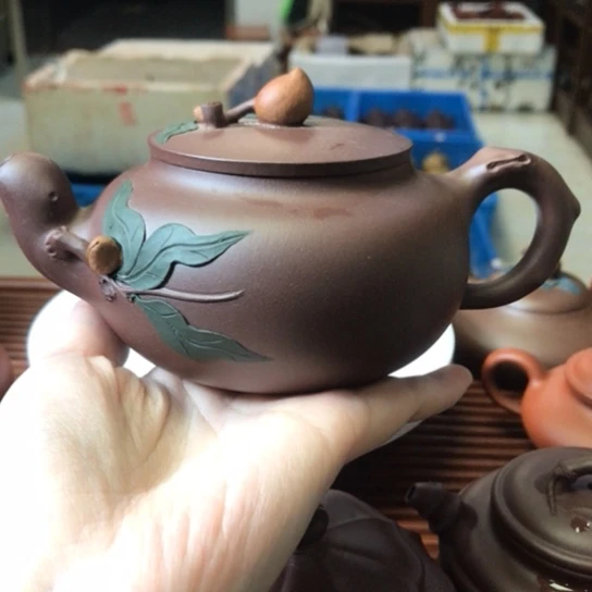 茶壶紫砂桃壶紫砂壶