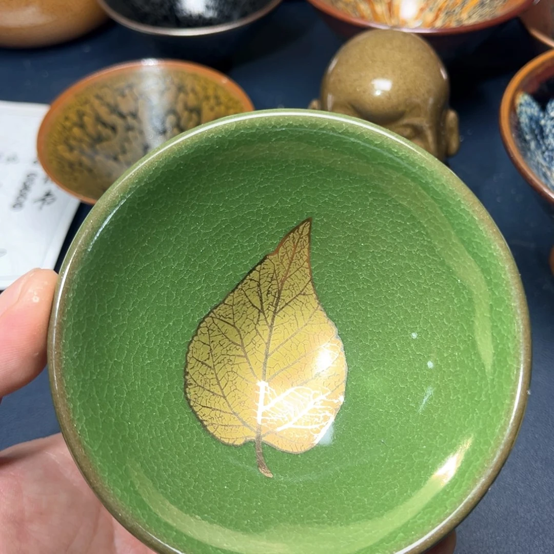 茶盏建盏手握泡茶主人杯