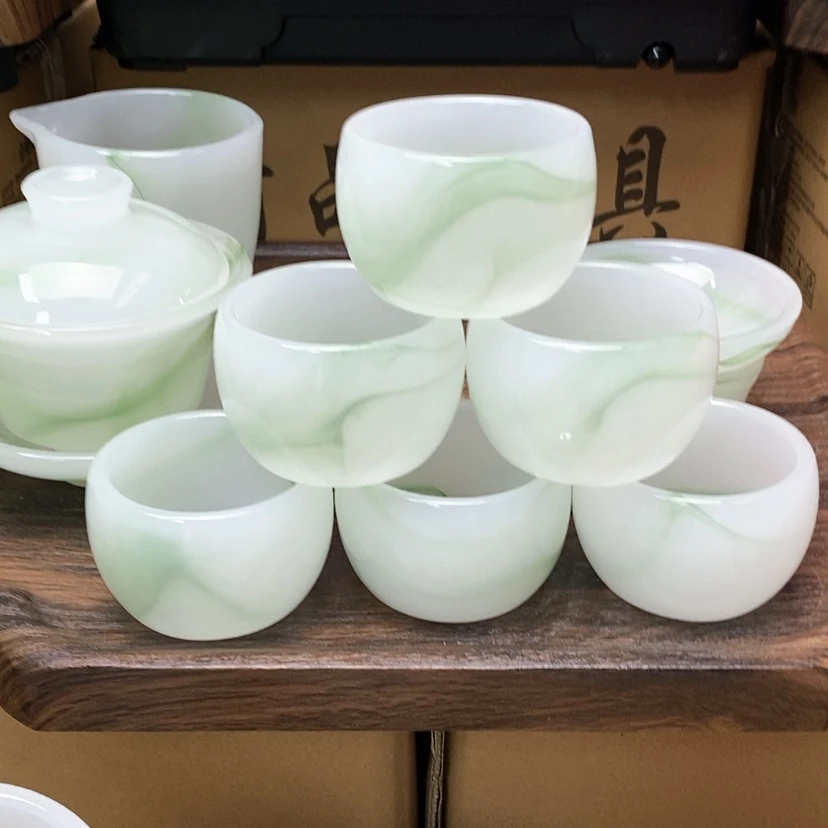 【闪购商品】手工艺品琉璃高端琉璃 10个杯子