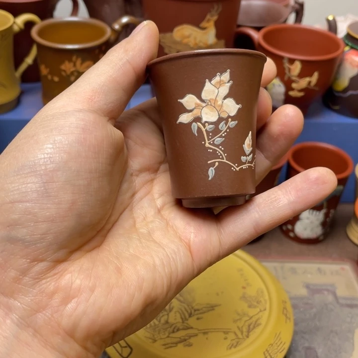 紫砂茶杯紫砂主人杯
