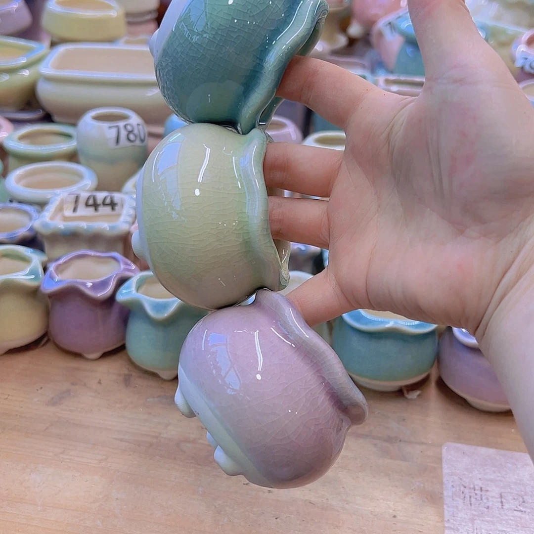 陶瓷花盆当场到场满12包邮