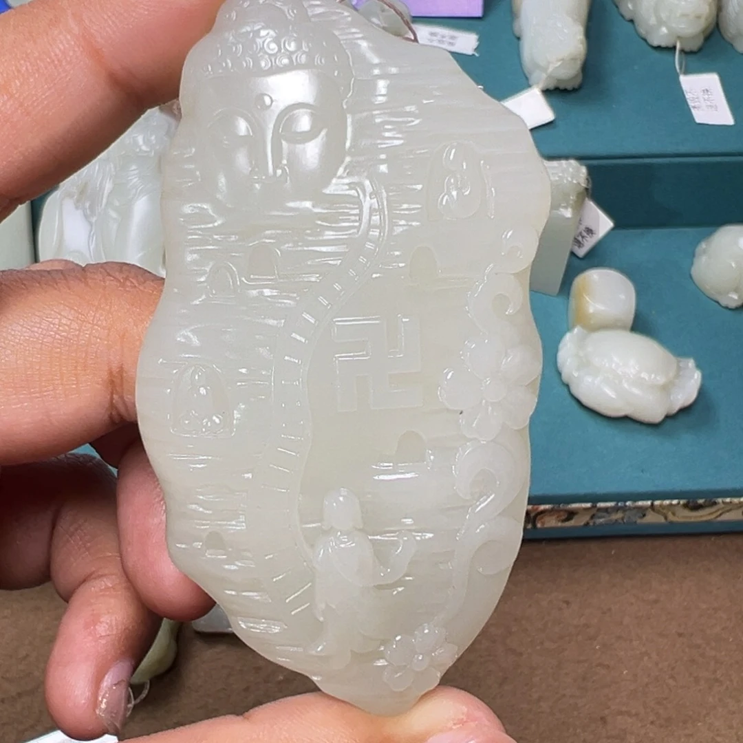 和田玉颈饰未镶嵌