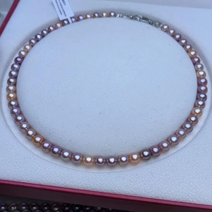 淡水珍珠项链未镶嵌z***g