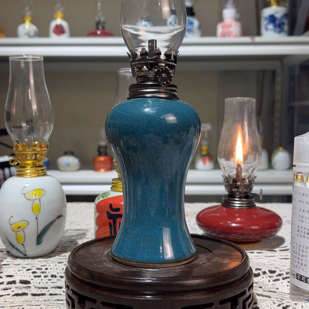 摆件景德镇陶瓷手工香薰灯