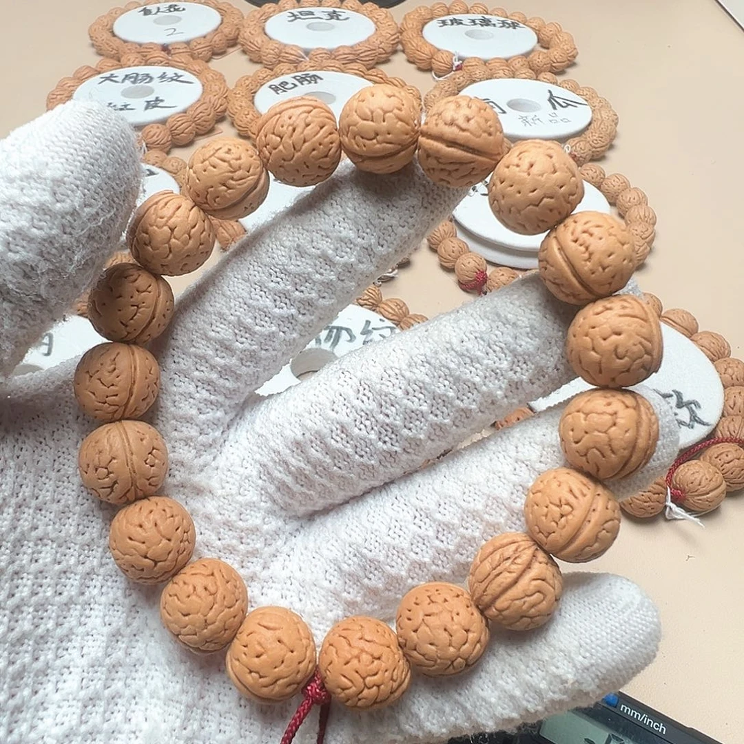 手串桃核1.4小脑纹