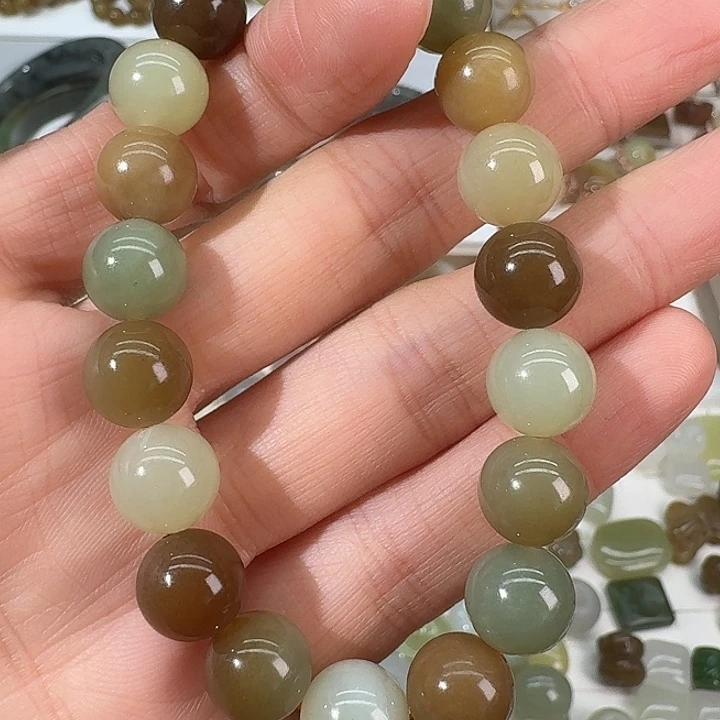 和田玉（糖玉）未镶嵌颈饰10mm