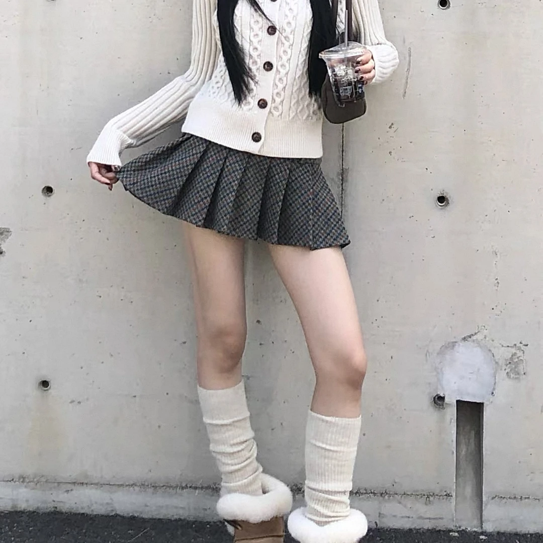 【051-100】秋冬毛泥短裙 时尚搭配的福音 偶有瑕疵完美主义者勿拍