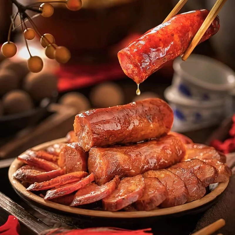 正宗四川特产麻辣香肠川味纯肉灌制腊味美食