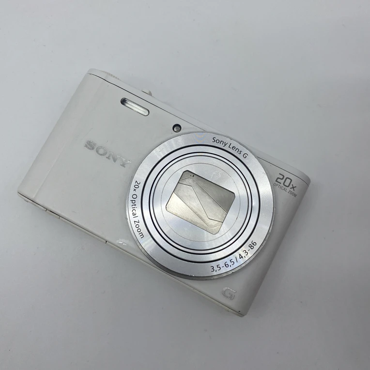 9新 Sony/索尼 WX350 G镜头20倍变焦成色如图 奶白 数码相机 ccd