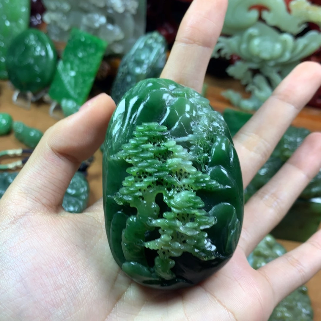 和田玉（碧玉）未镶嵌挂件