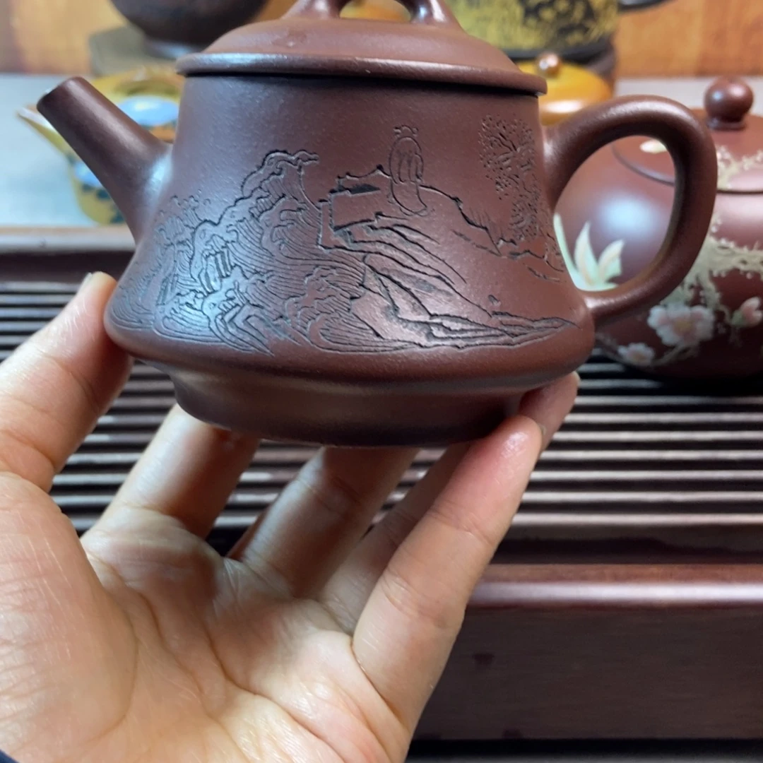 茶壶紫砂紫砂全手工定制