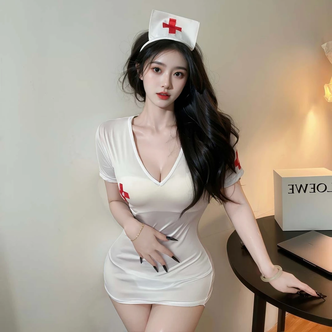 柠檬物语工厂直销8699睡裙收腰低胸显瘦黑性感纯欲风睡裙修身ins