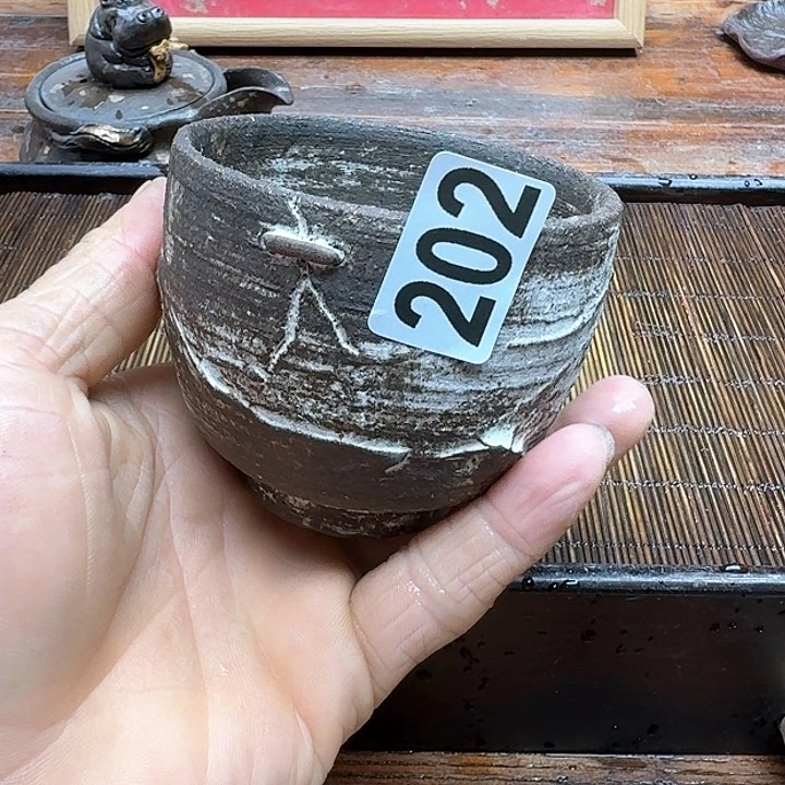 纯手工制作粗陶茶具