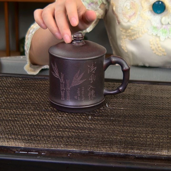 茶杯紫砂高货放漏