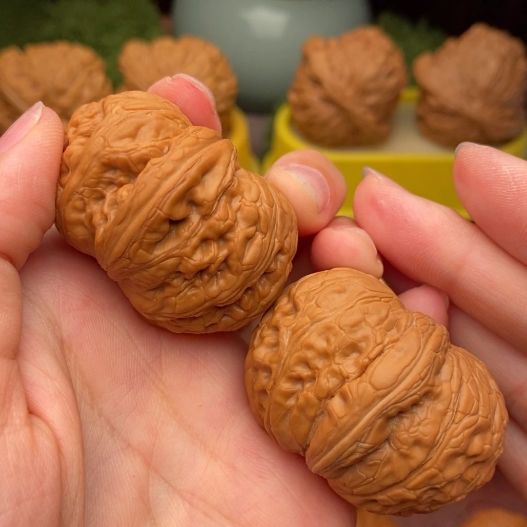 文玩核桃把件元宝43